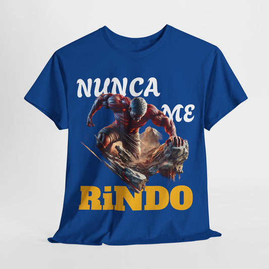 "Nunca Me Rindo": La Camiseta Hombre Alfa que Refleja Tu Determinación.