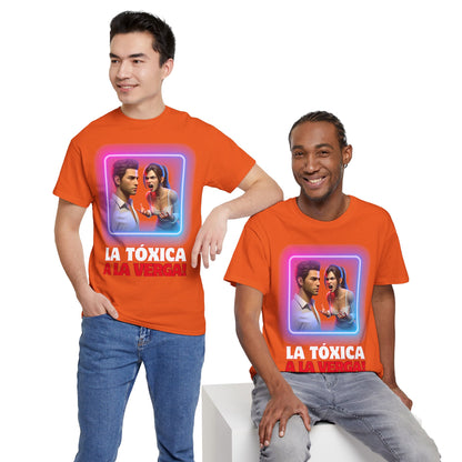 CAMISETA HOMBRE ALFA "LA TÓXICA A LA VERGA".(USA).