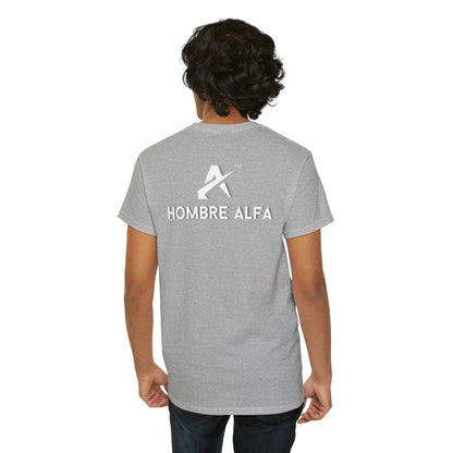 CAMISETA HOMBRE ALFA "SOLTERO DE NUEVO."(USA)