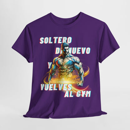 CAMISETA HOMBRE ALFA "SOLTERO DE NUEVO."(USA)