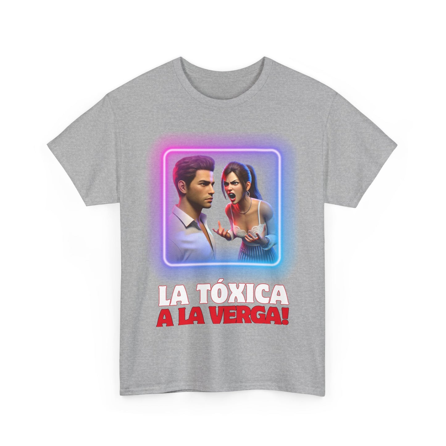 CAMISETA HOMBRE ALFA "LA TÓXICA A LA VERGA".(USA).