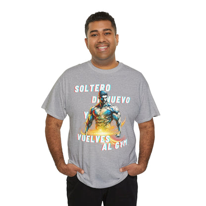 CAMISETA HOMBRE ALFA "SOLTERO DE NUEVO."(USA)