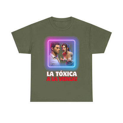 CAMISETA HOMBRE ALFA "LA TÓXICA A LA VERGA".(USA).