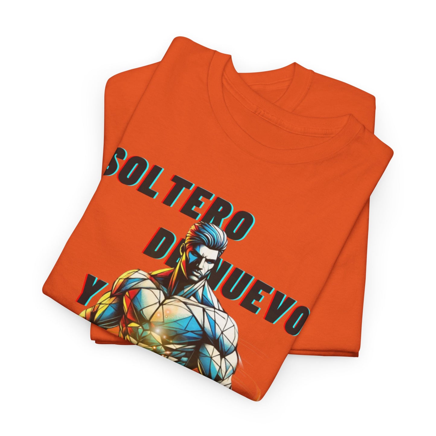 CAMISETA HOMBRE ALFA "SOLTERO DE NUEVO."(USA)