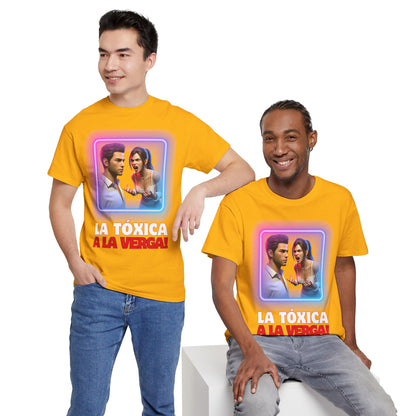 CAMISETA HOMBRE ALFA "LA TÓXICA A LA VERGA".(USA).