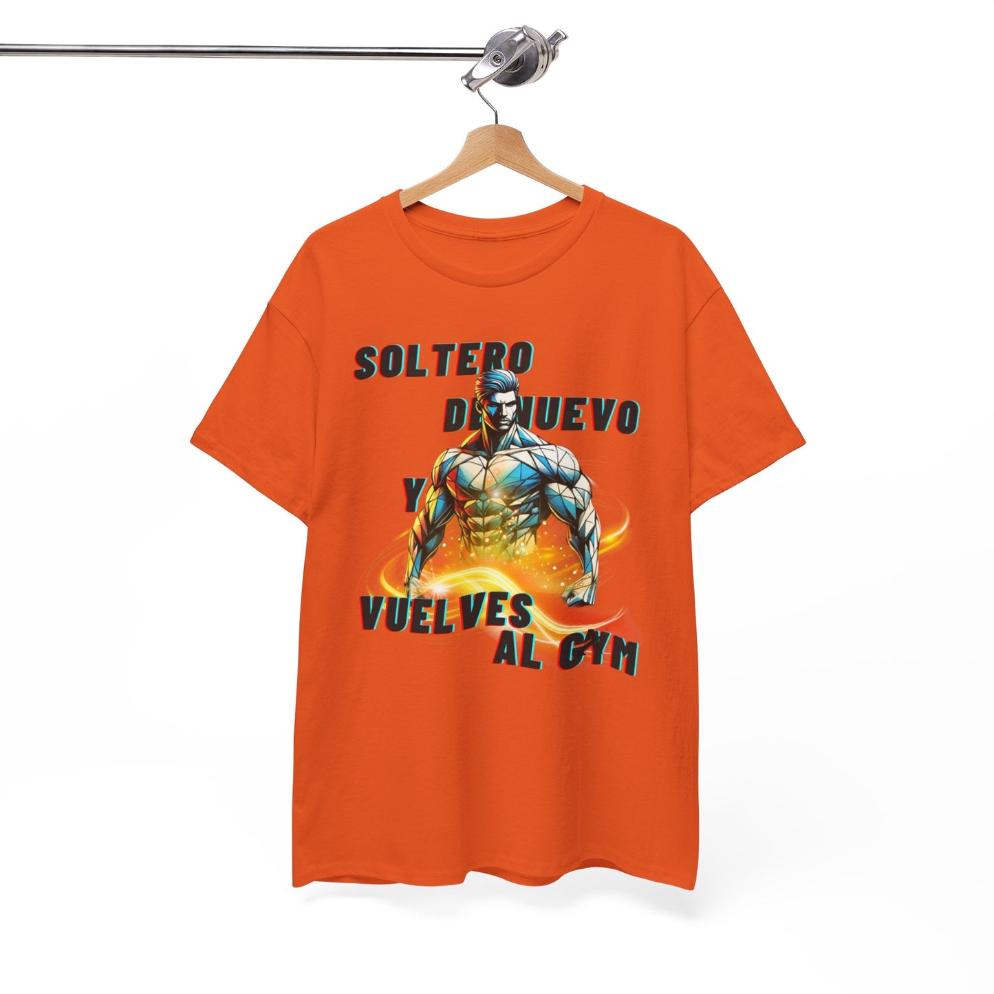 CAMISETA HOMBRE ALFA "SOLTERO DE NUEVO."(USA)