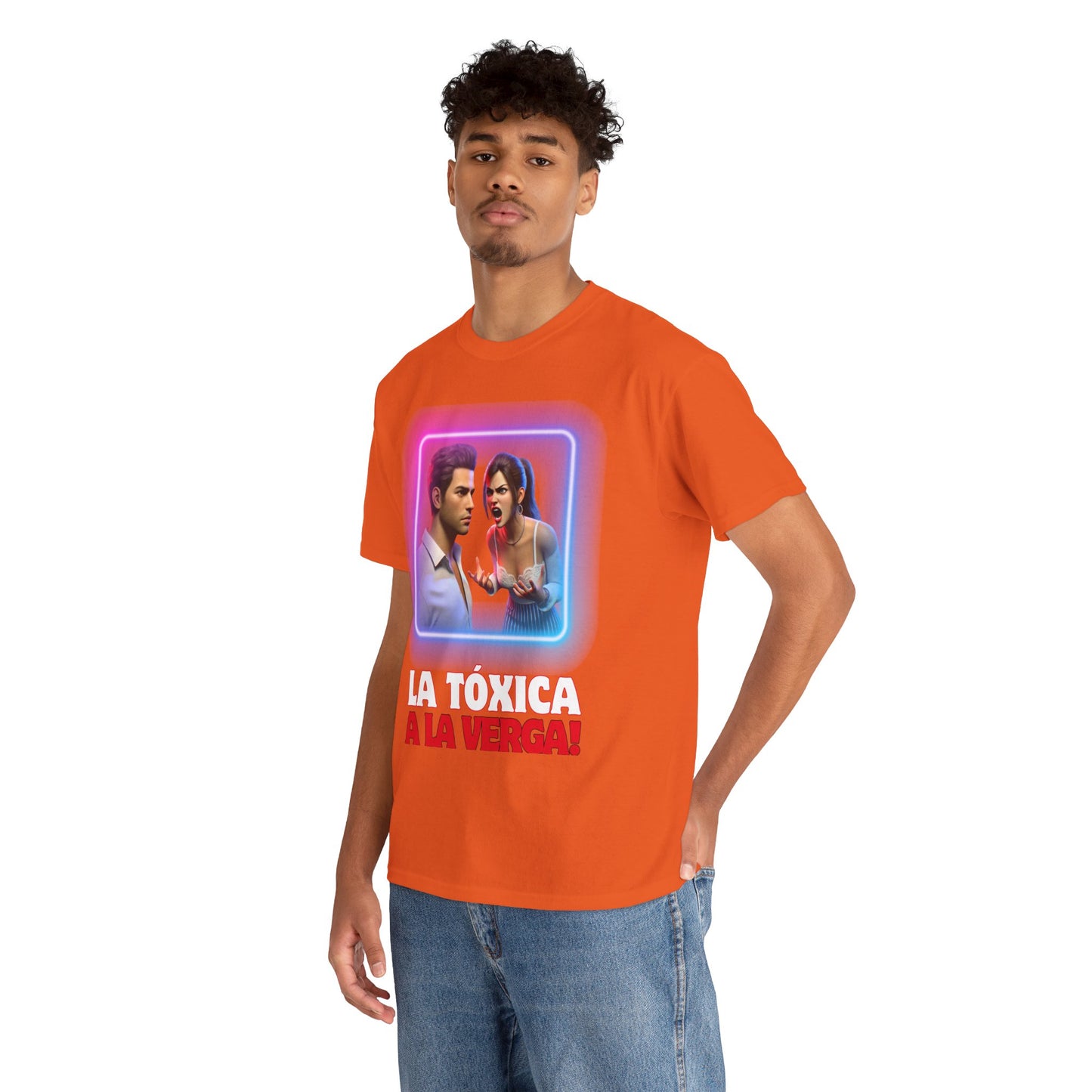 CAMISETA HOMBRE ALFA "LA TÓXICA A LA VERGA".(USA).