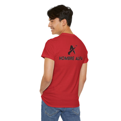 CAMISETA HOMBRE ALFA "SOLTERO DE NUEVO."(USA)