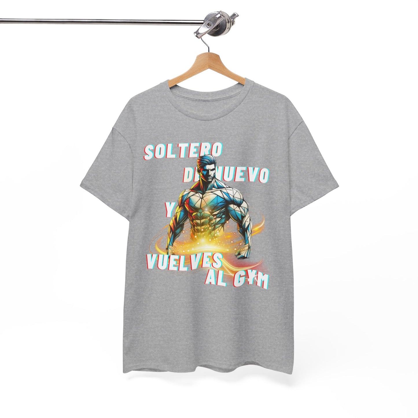 CAMISETA HOMBRE ALFA "SOLTERO DE NUEVO."(USA)