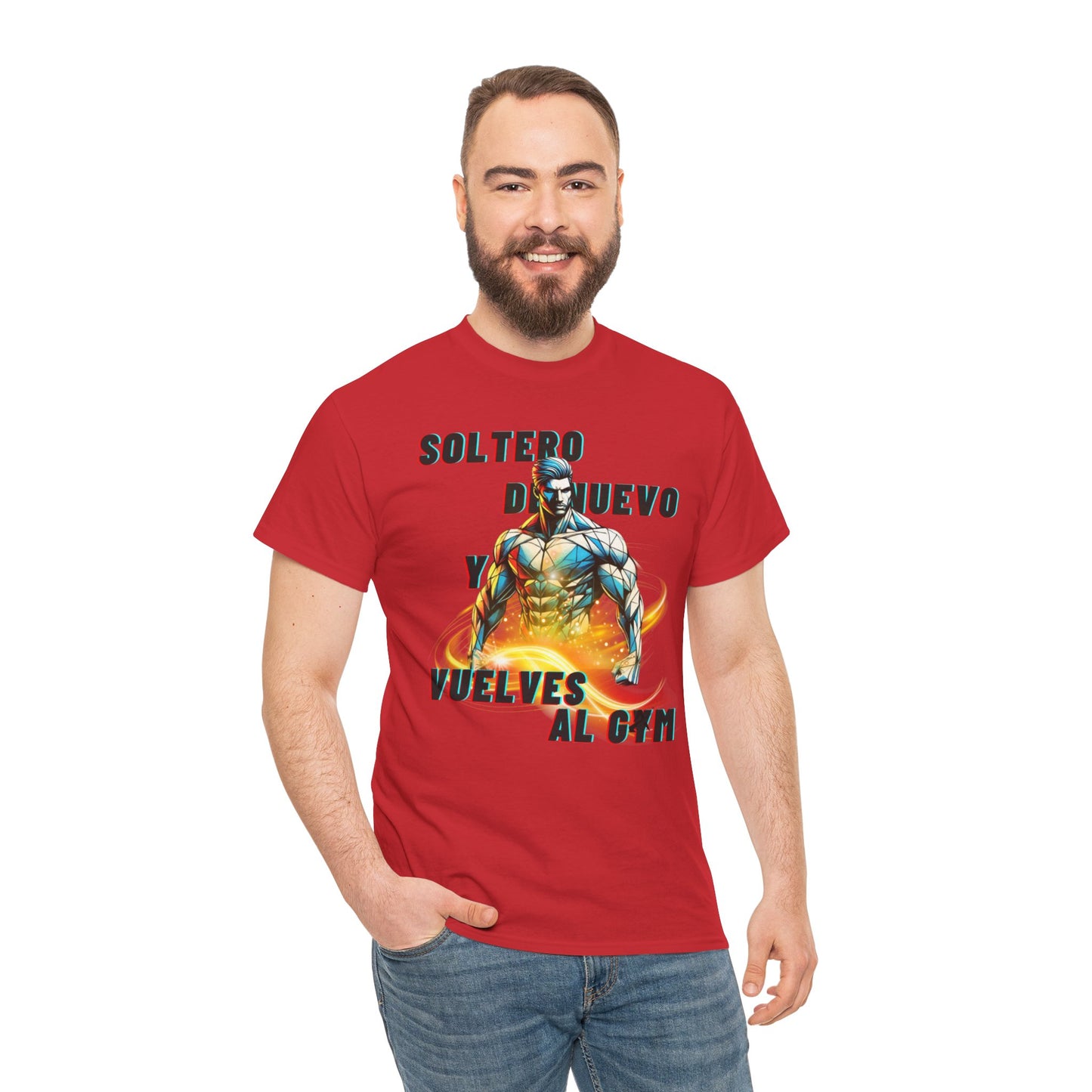 CAMISETA HOMBRE ALFA "SOLTERO DE NUEVO."(USA)