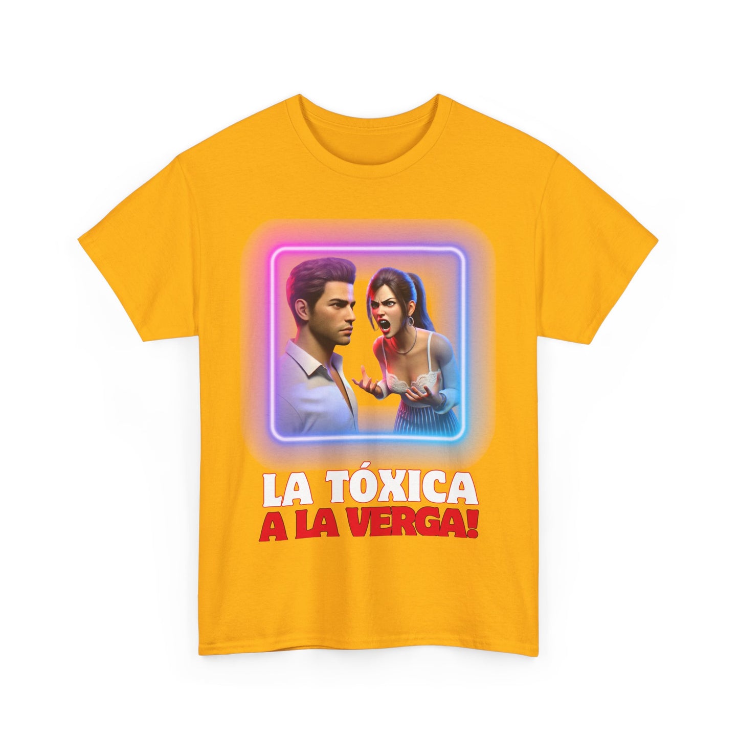 CAMISETA HOMBRE ALFA "LA TÓXICA A LA VERGA".(USA).