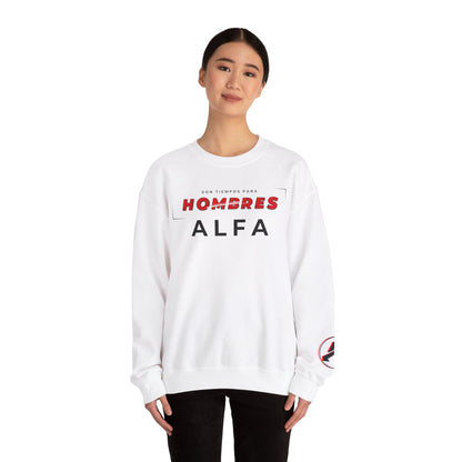 SUDADERA HOMBRE ALFA (LOGO MANGA) "SON TIEMPOS PARA HOMBRES ALFA".(USA).