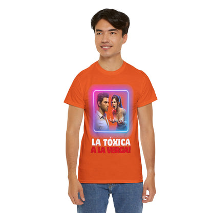 CAMISETA HOMBRE ALFA "LA TÓXICA A LA VERGA".(USA).