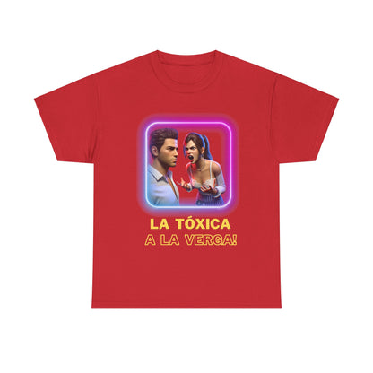 CAMISETA HOMBRE ALFA "LA TÓXICA A LA VERGA".(USA).