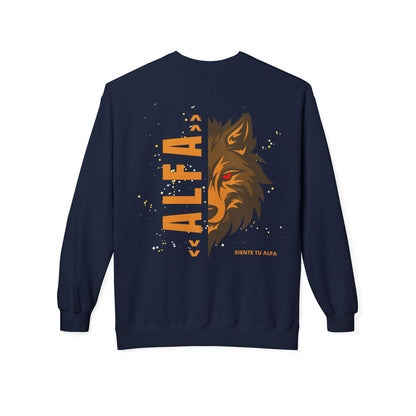 SUDADERA HOMBRE ALFA, "SIENTE TU ALFA". (USA).