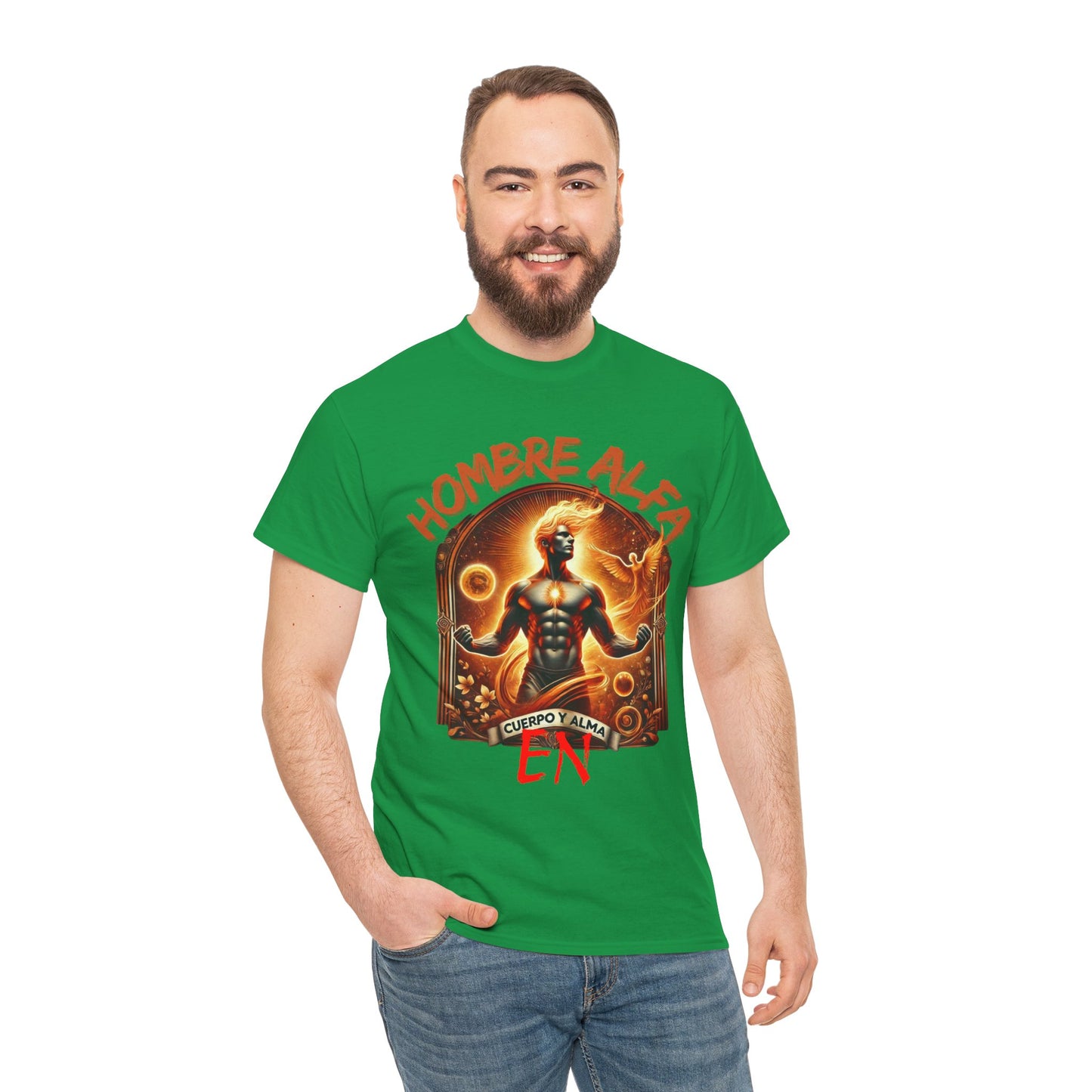 CAMISETA HOMBRE ALFA " EN CUERPO Y ALMA".(EUROPA).