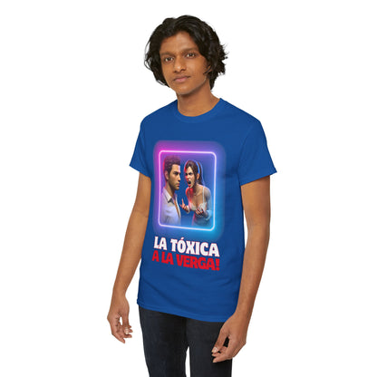 CAMISETA HOMBRE ALFA "LA TÓXICA A LA VERGA".(USA).