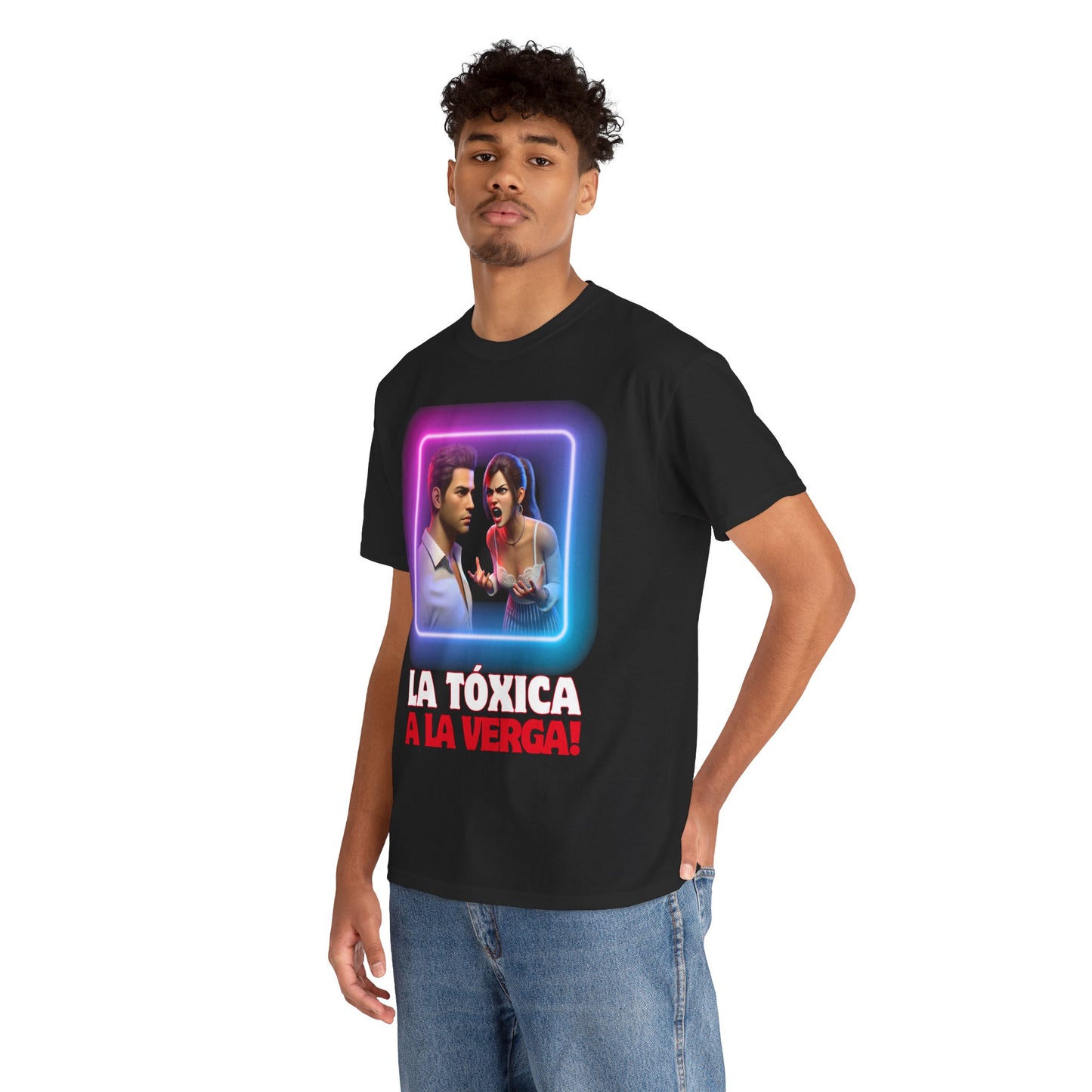 CAMISETA HOMBRE ALFA "LA TÓXICA A LA VERGA".(USA).