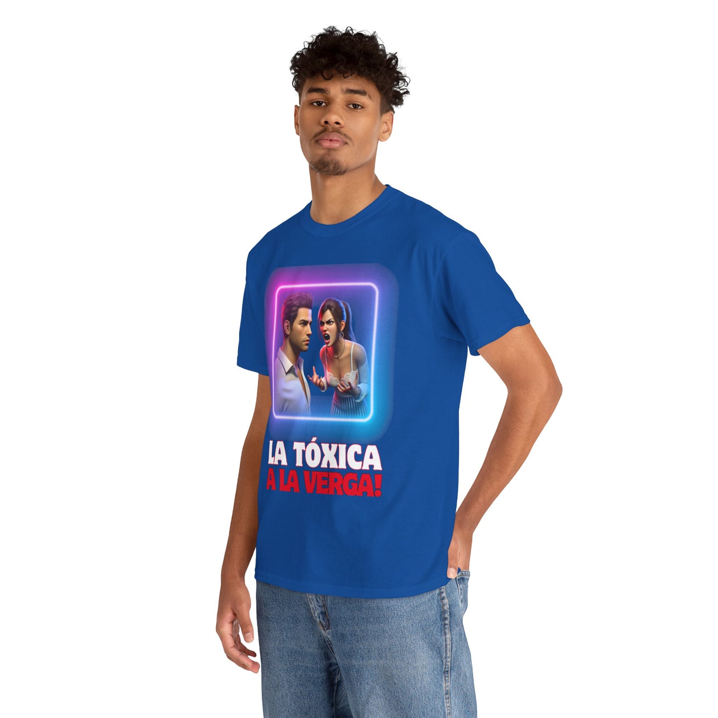 CAMISETA HOMBRE ALFA "LA TÓXICA A LA VERGA".(USA).