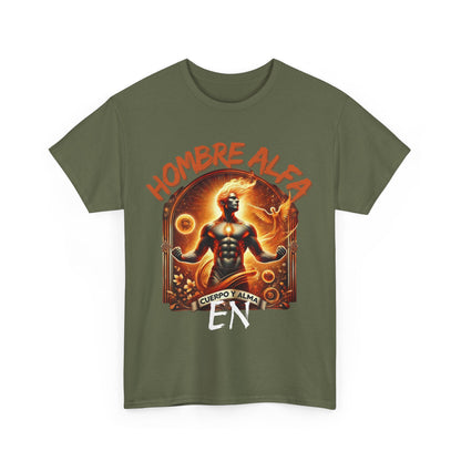 CAMISETA HOMBRE ALFA " EN CUERPO Y ALMA".(EUROPA).