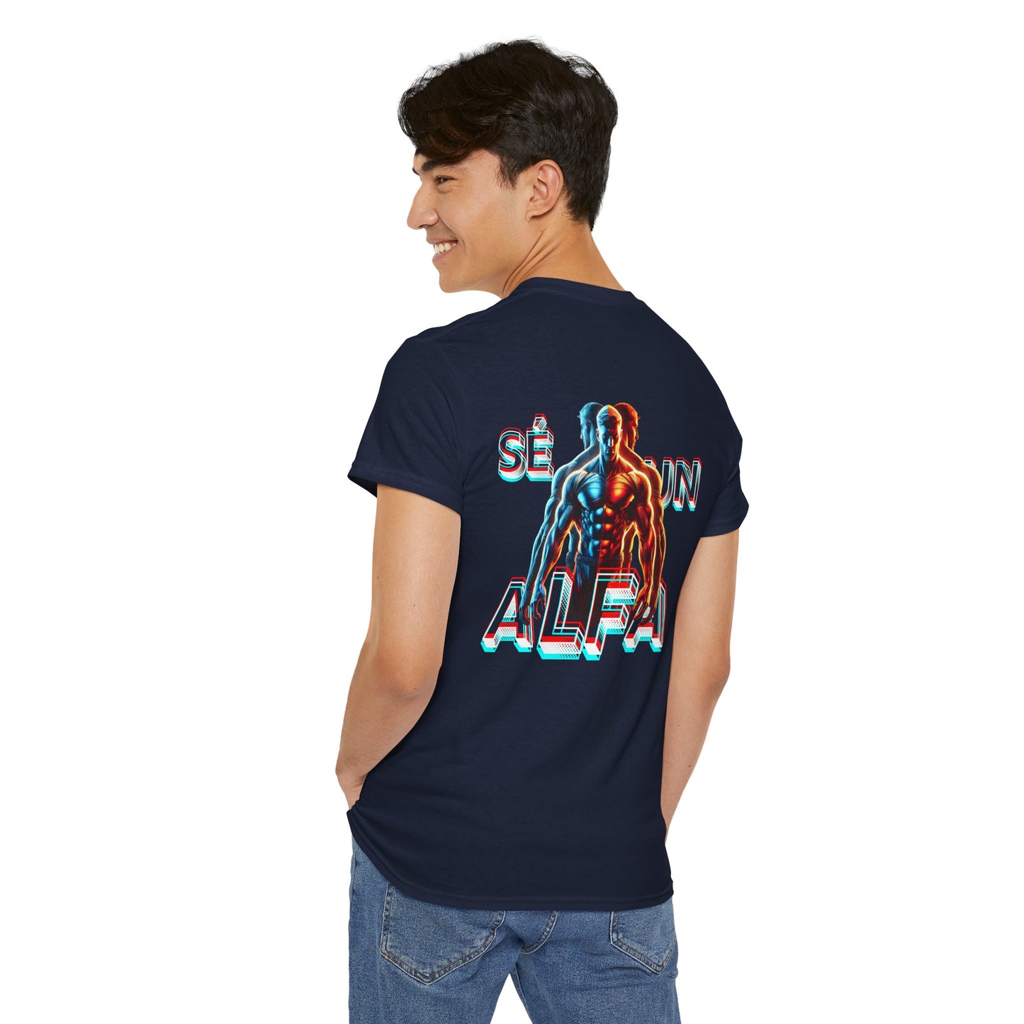 CAMISETA HOMBRE ALFA "SÉ UN ALFA".(USA).