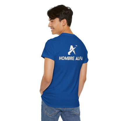 CAMISETA HOMBRE ALFA "SOLTERO DE NUEVO."(USA)