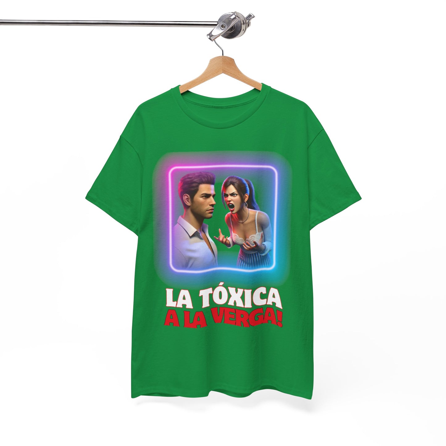 CAMISETA HOMBRE ALFA "LA TÓXICA A LA VERGA".(USA).