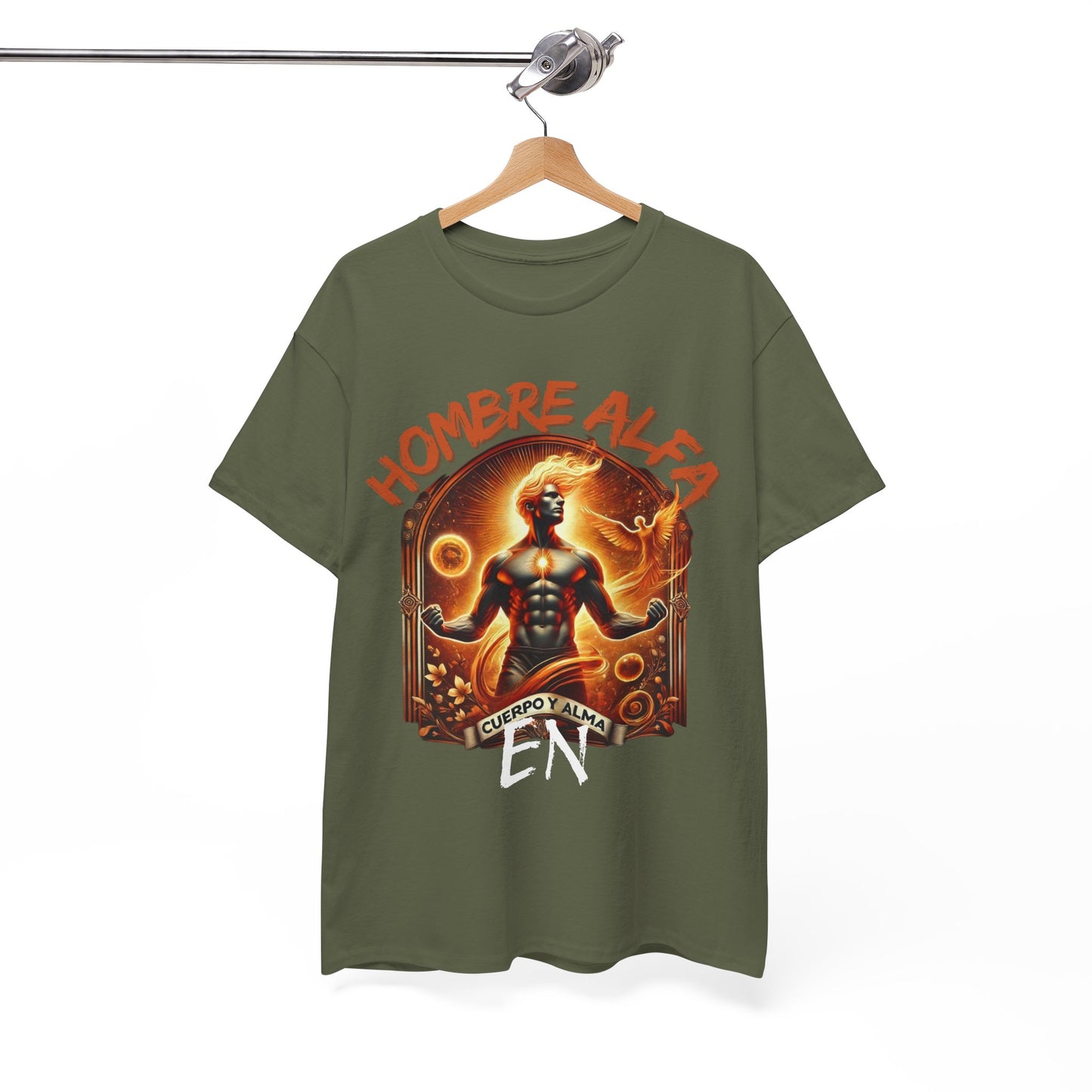 CAMISETA HOMBRE ALFA " EN CUERPO Y ALMA".(EUROPA).