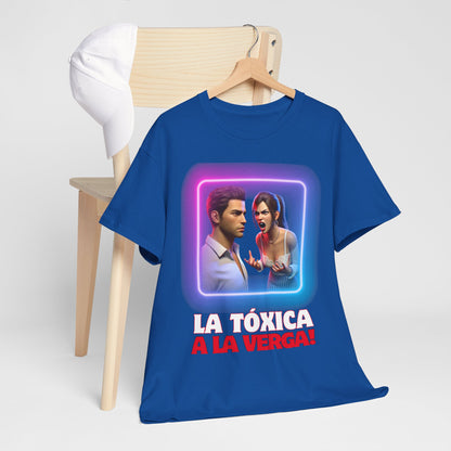 CAMISETA HOMBRE ALFA "LA TÓXICA A LA VERGA".(USA).