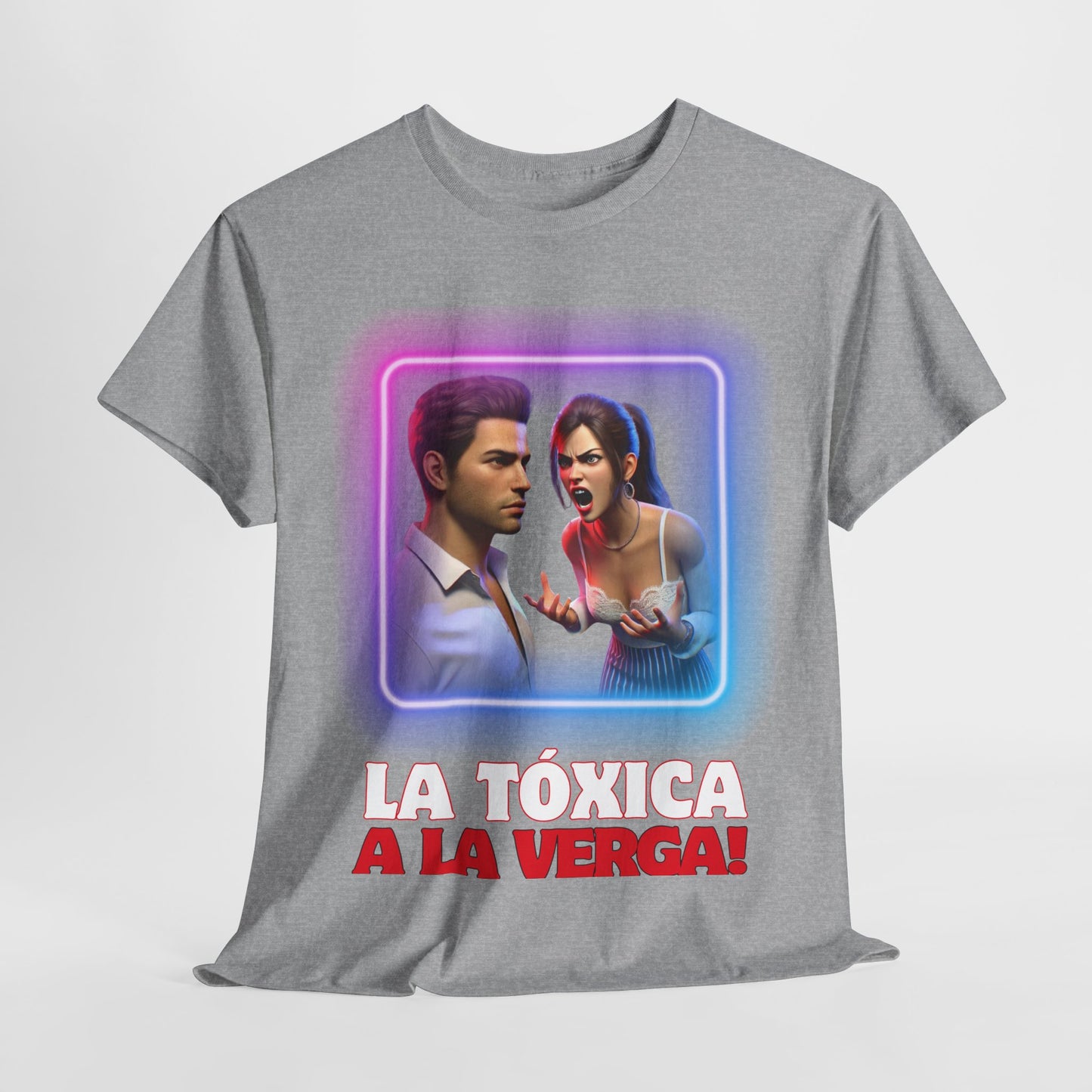 CAMISETA HOMBRE ALFA "LA TÓXICA A LA VERGA".(USA).