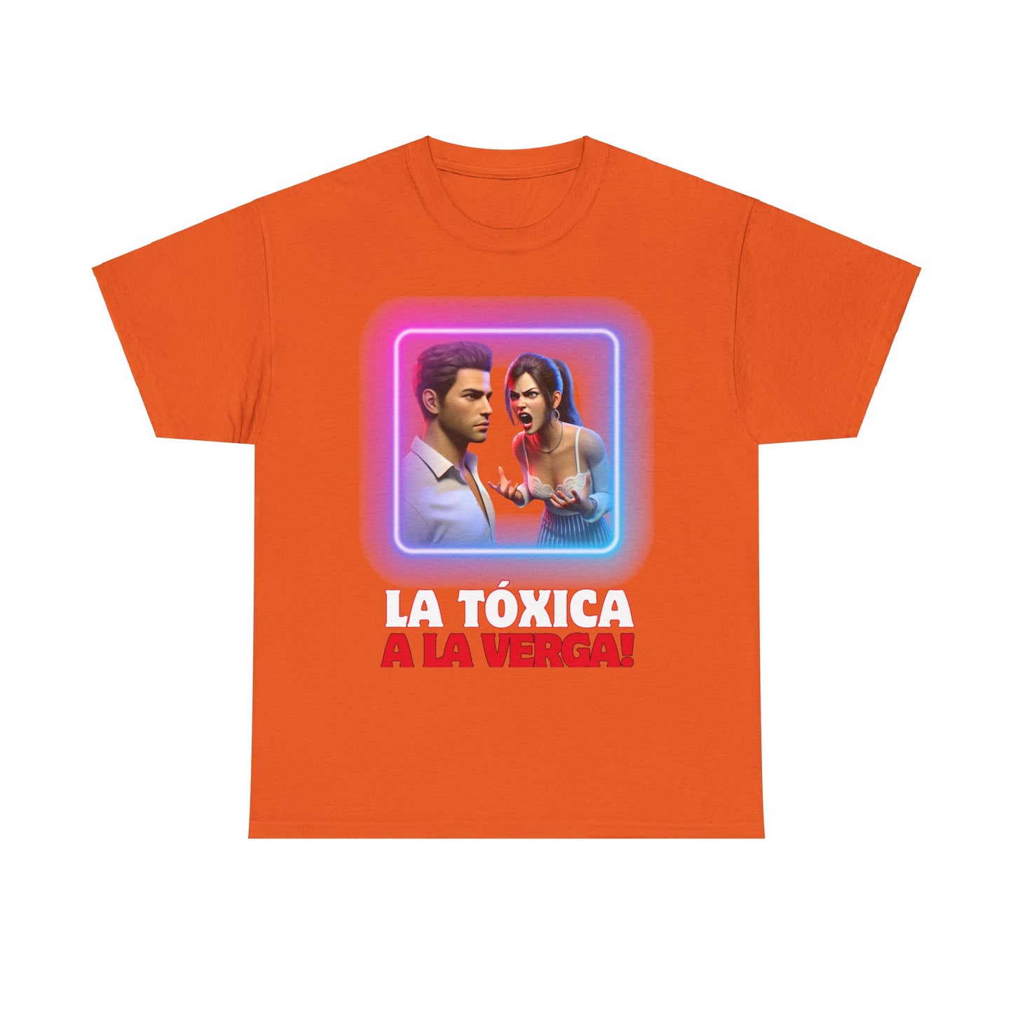 CAMISETA HOMBRE ALFA "LA TÓXICA A LA VERGA".(USA).