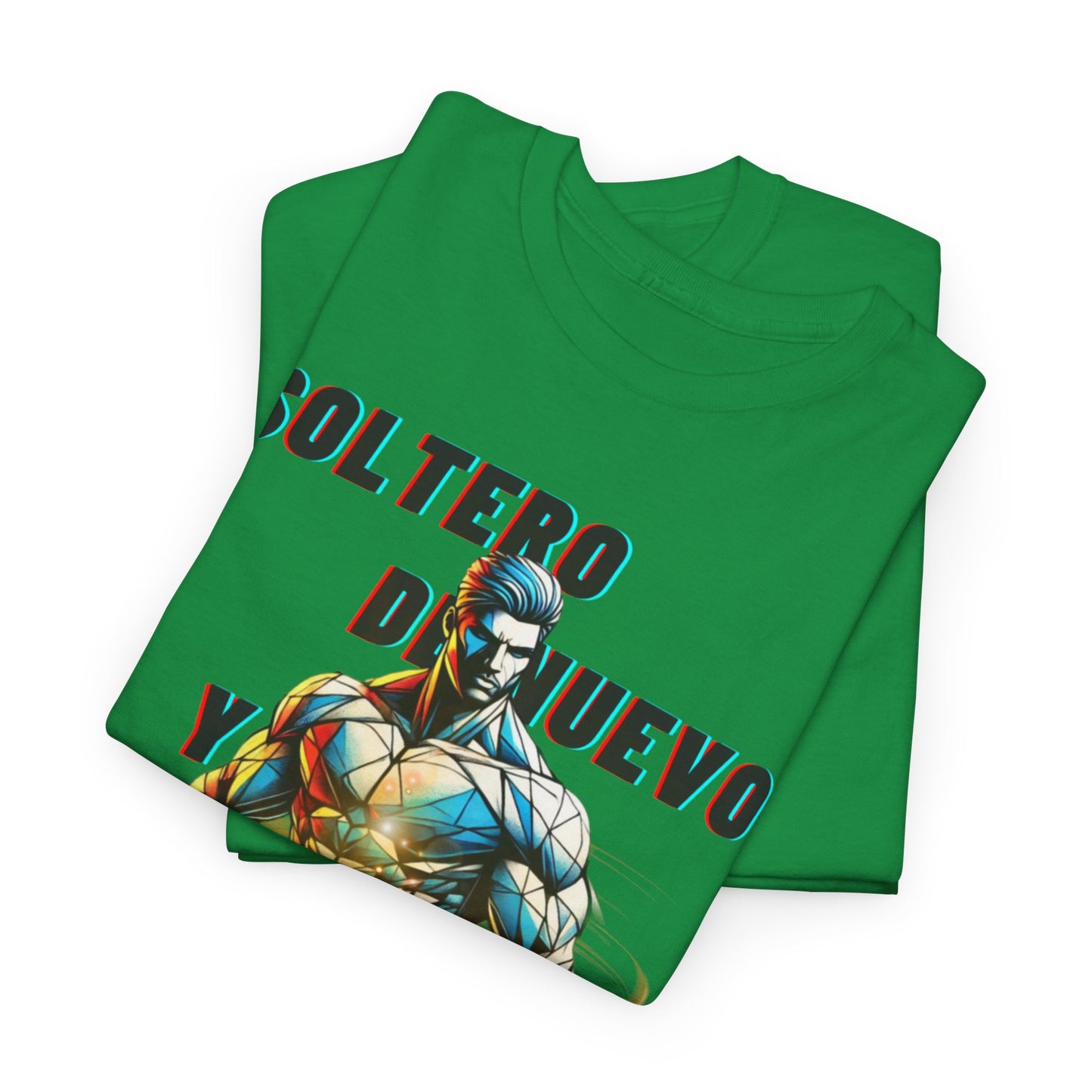 CAMISETA HOMBRE ALFA "SOLTERO DE NUEVO."(USA)