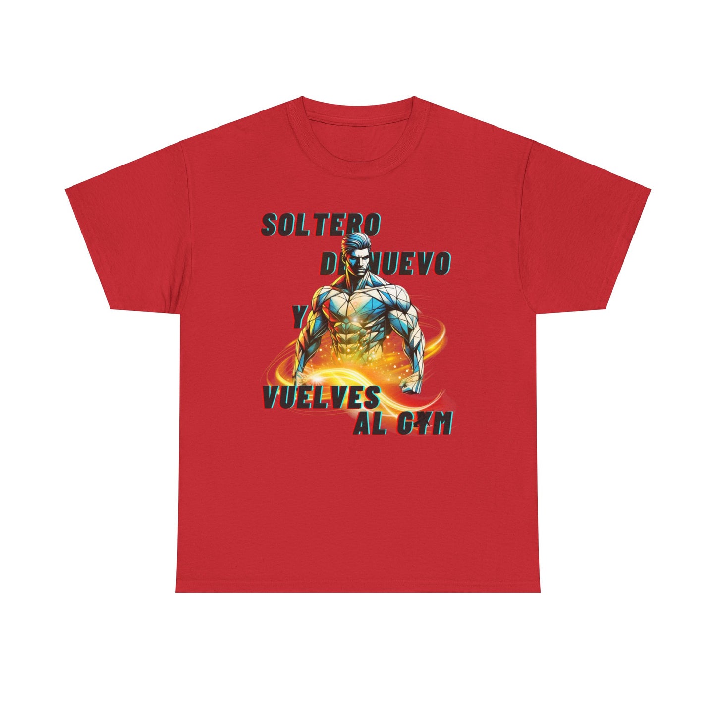 CAMISETA HOMBRE ALFA "SOLTERO DE NUEVO."(USA)