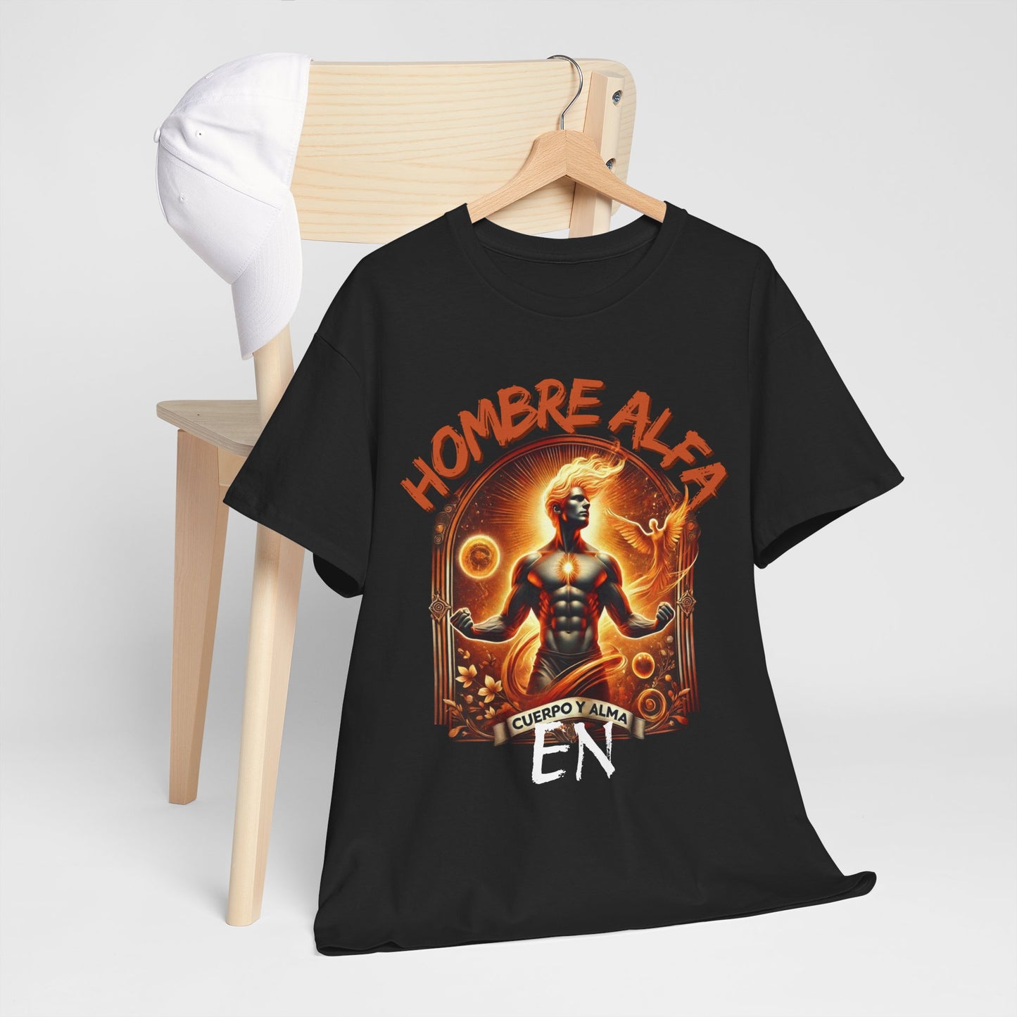 CAMISETA HOMBRE ALFA " EN CUERPO Y ALMA".(EUROPA).