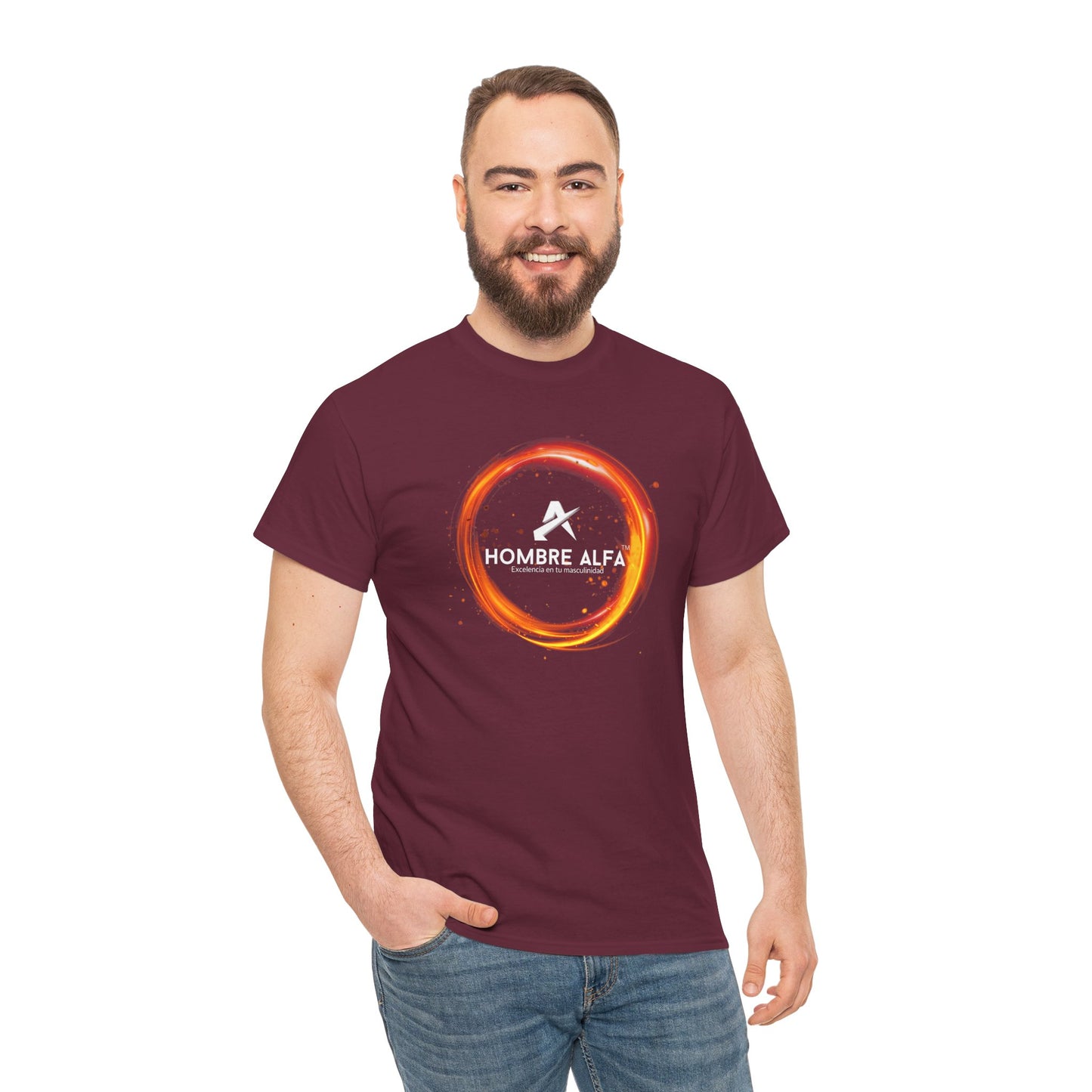 CAMISETA HOMBRE ALFA "CIRCULO FUEGO".(EUROPA)