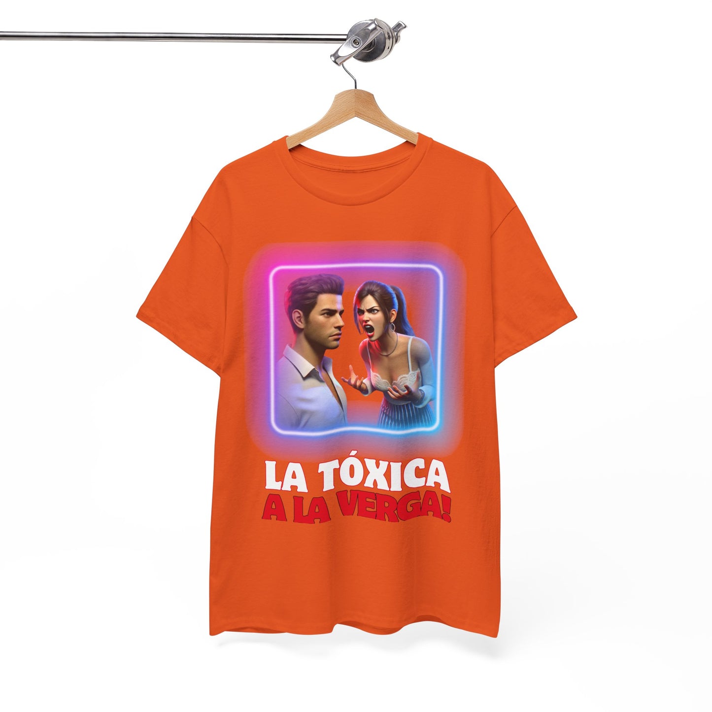 CAMISETA HOMBRE ALFA "LA TÓXICA A LA VERGA".(USA).