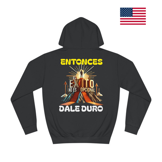 SUDADERA CON GORRO HOMBRE ALFA "EL ÉXITO NO ES OPCIONAL".(USA).