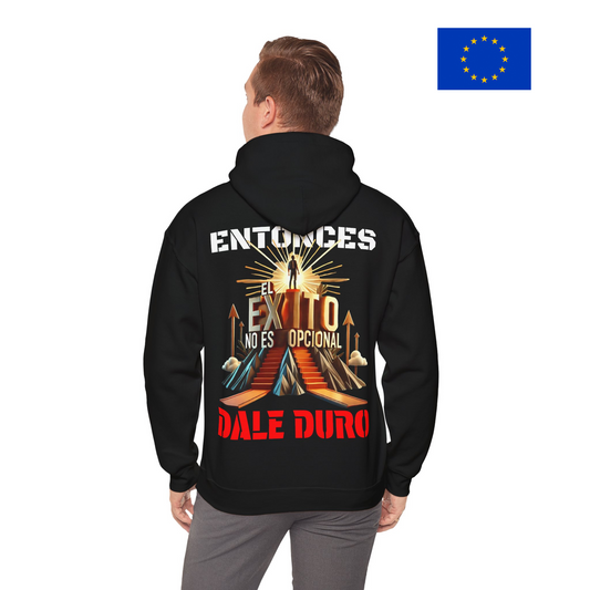 SUDADERA CON GORRO "EL ÉXITO NO ES OPCIONAL" (EUROPA).