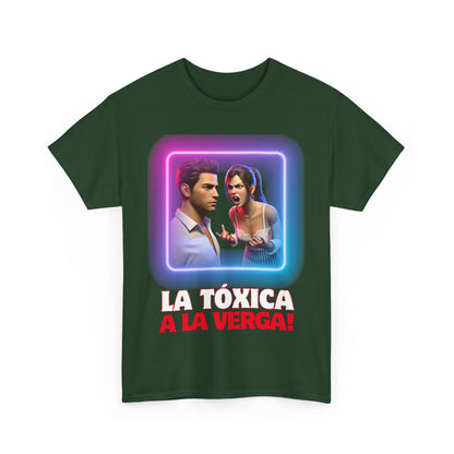 CAMISETA HOMBRE ALFA "LA TÓXICA A LA VERGA".(USA).