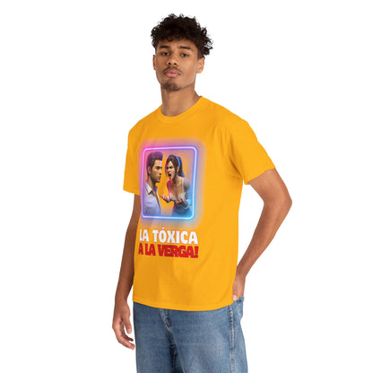 CAMISETA HOMBRE ALFA "LA TÓXICA A LA VERGA".(USA).