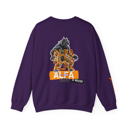 SUDADERA HOMBRE ALFA "HOMBRE LOBO A VECES"(USA).