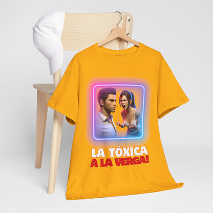 CAMISETA HOMBRE ALFA "LA TÓXICA A LA VERGA".(USA).