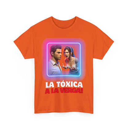 CAMISETA HOMBRE ALFA "LA TÓXICA A LA VERGA".(USA).