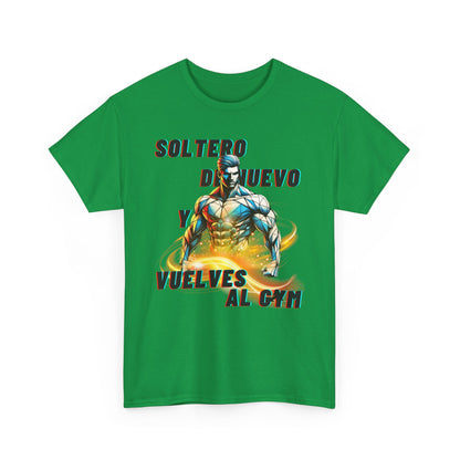 CAMISETA HOMBRE ALFA "SOLTERO DE NUEVO."(USA)