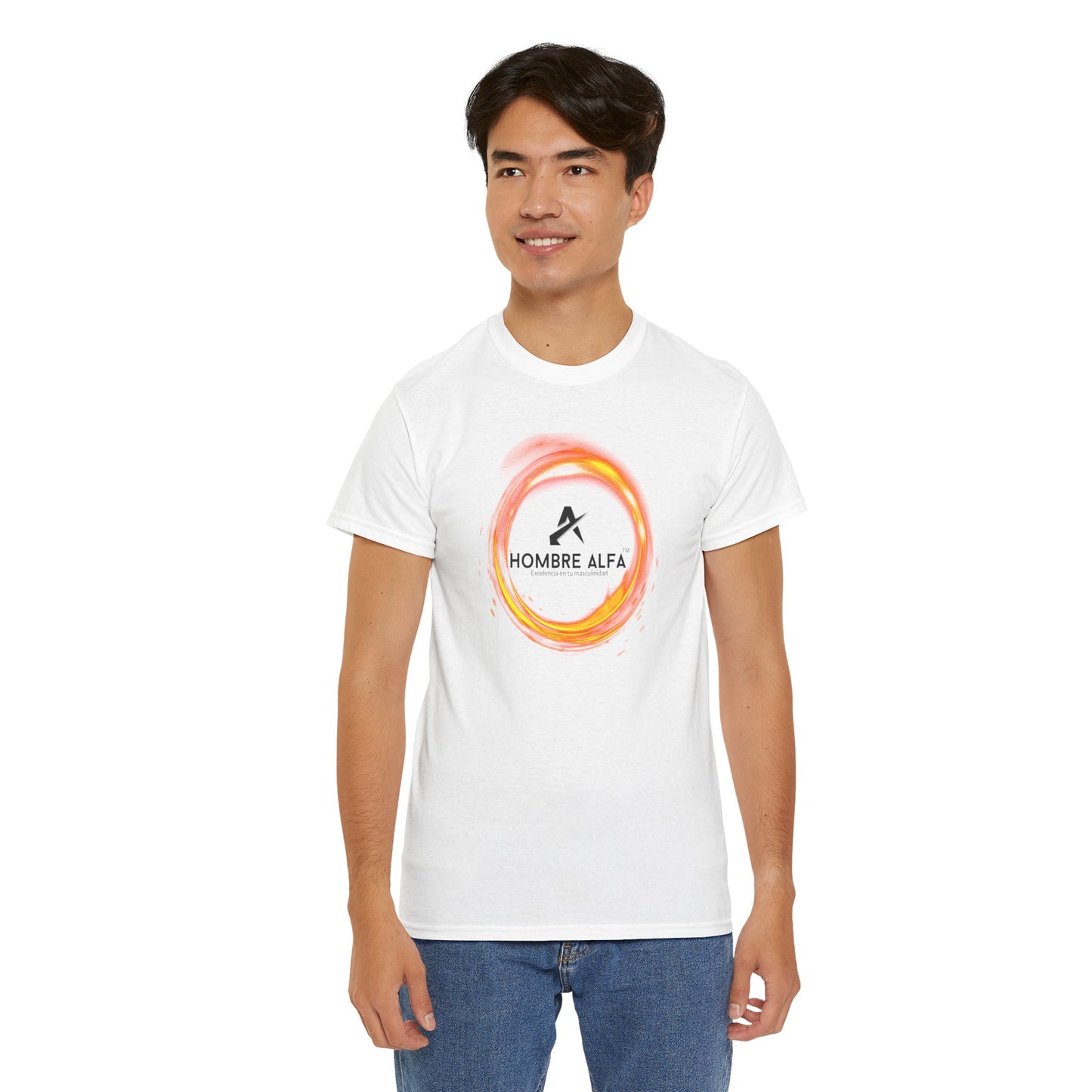 CAMISETA HOMBRE ALFA "CIRCULO FUEGO".(EUROPA)