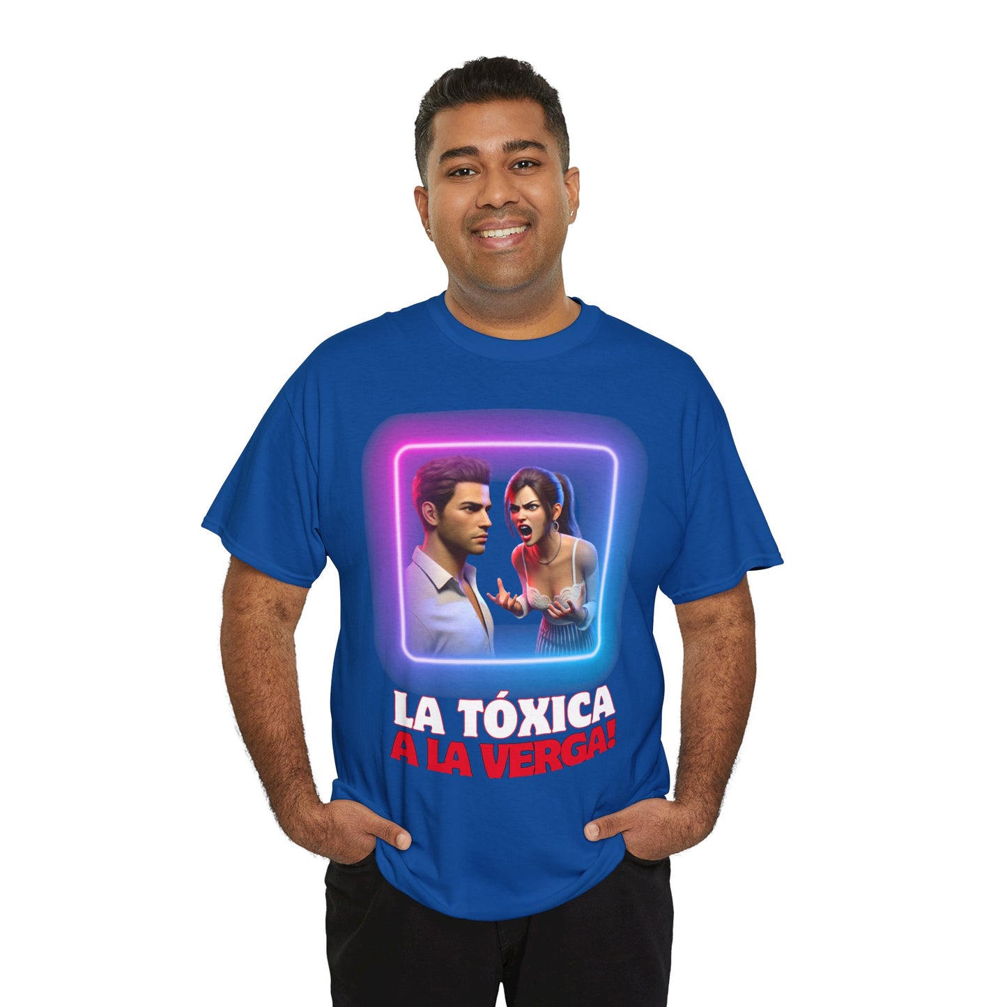 CAMISETA HOMBRE ALFA "LA TÓXICA A LA VERGA".(USA).