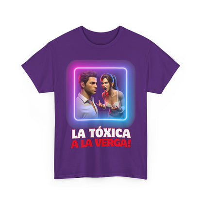 CAMISETA HOMBRE ALFA "LA TÓXICA A LA VERGA".(USA).