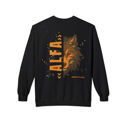 SUDADERA HOMBRE ALFA, "SIENTE TU ALFA". (USA).