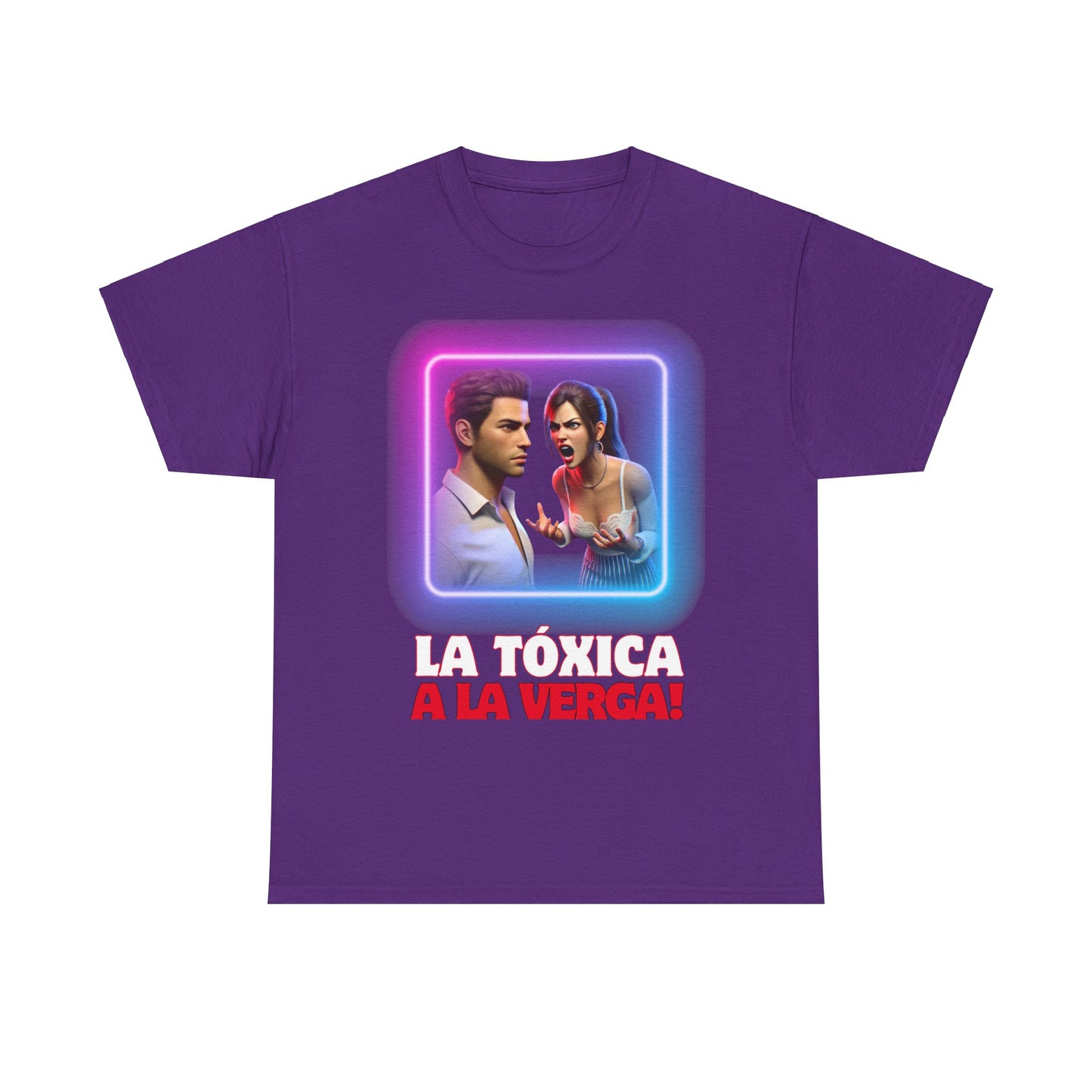 CAMISETA HOMBRE ALFA "LA TÓXICA A LA VERGA".(USA).