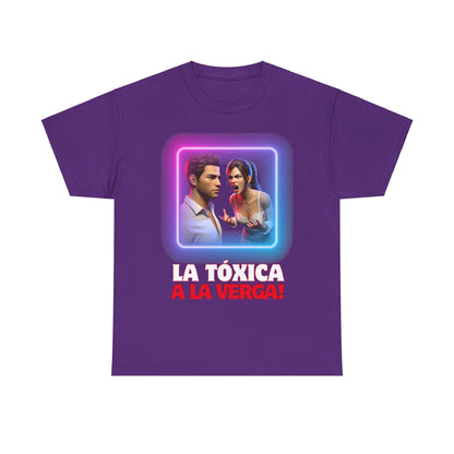 CAMISETA HOMBRE ALFA "LA TÓXICA A LA VERGA".(USA).